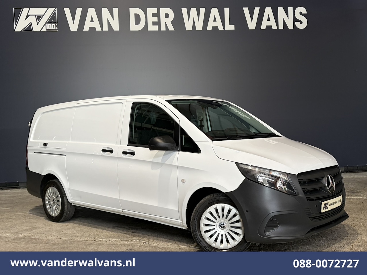 Mercedes-Benz Vito - 116 CDI 164pk L2H1 Euro6 Airco | Navigatie | Camera | Adaptieve Cruisecontrol Stoelverwarm - AutoWereld.nl