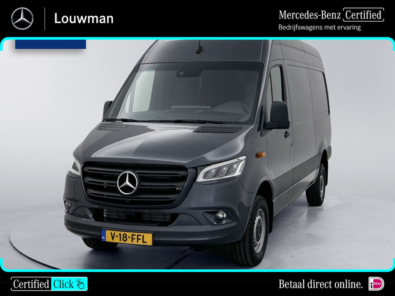 Mercedes-Benz Sprinter - 319 CDI L2H2 Trekhaak 3500kg Distronic 360°camera N1-registratie - AutoWereld.nl