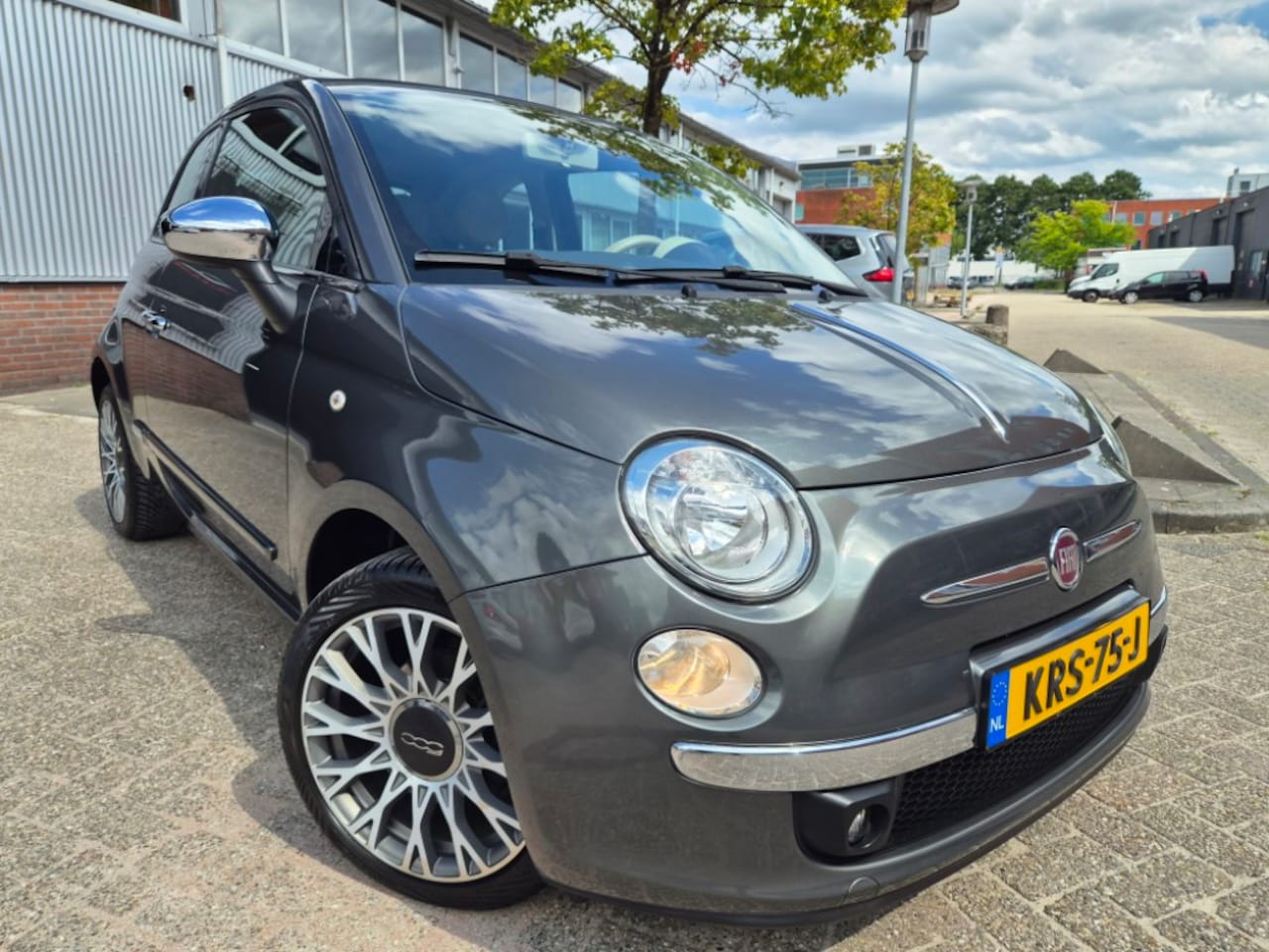 Fiat 500 C - 1.2 Lounge CABRIO /AIRCO/ PDC /LEDER/ NETTE AUTO - AutoWereld.nl