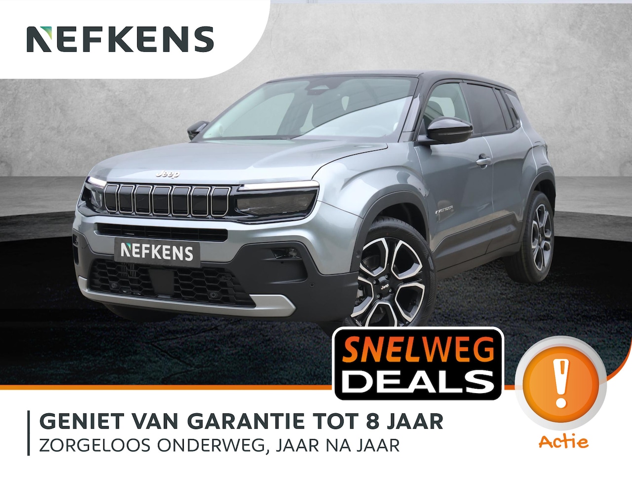 Jeep Avenger - 1.2 e-Hybrid Summit Schuif-Kanteldak | Adaptive Cruise Control | Parkeersensoren Voor & Ac - AutoWereld.nl