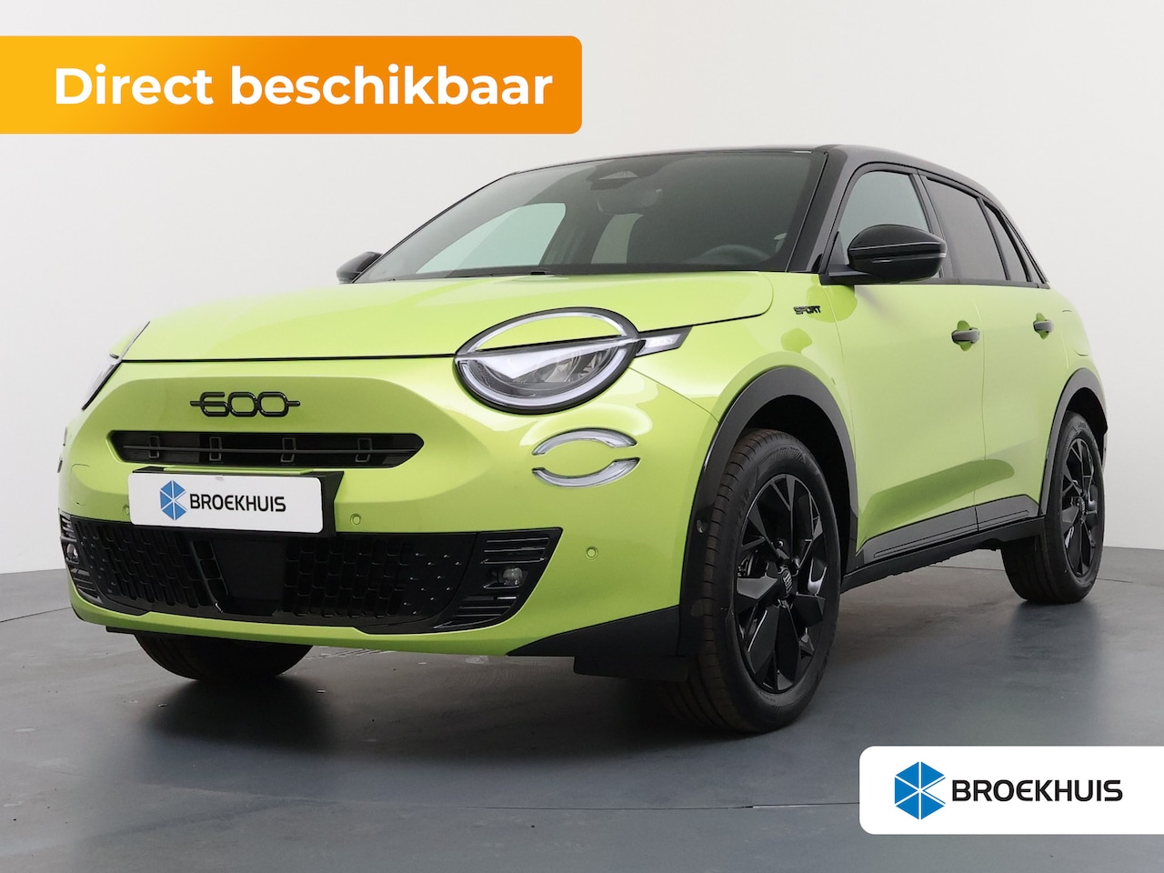 Fiat 600e - Sport | 10,25" touchscreen radio met Bluetooth, DAB & USB | Automatische airconditioning | - AutoWereld.nl