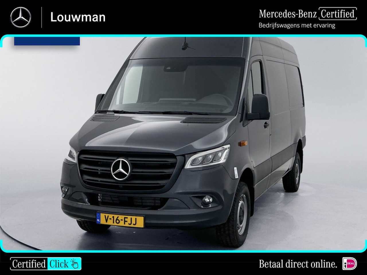 Mercedes-Benz Sprinter - 319 CDI L2H2 Distronic 3500kg Trekhaak 360°camera Led Navigatie N1-registratie - AutoWereld.nl