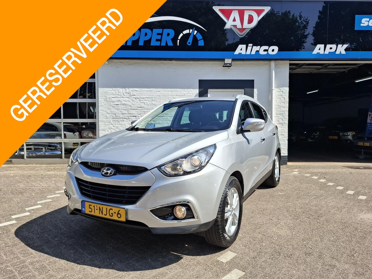 Hyundai ix35 - 2.0i Style /Nieuwe apk bij aflevering/Lm velgen/All season banden/Trekhaak/Navi - AutoWereld.nl