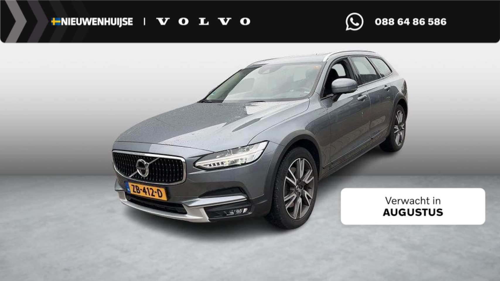 Volvo V90 Cross Country - 2.0 T5 AWD Pro | Head-up Display | Panoramadak | 360 Graden Camera | Parkeerverwarming | S - AutoWereld.nl