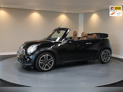 MINI Cabrio - 1.6 Cooper *Prachtig interieur* Leer|Stoelverw.|Navi|Cruise|Climate|PDC|Sfeerverlichting