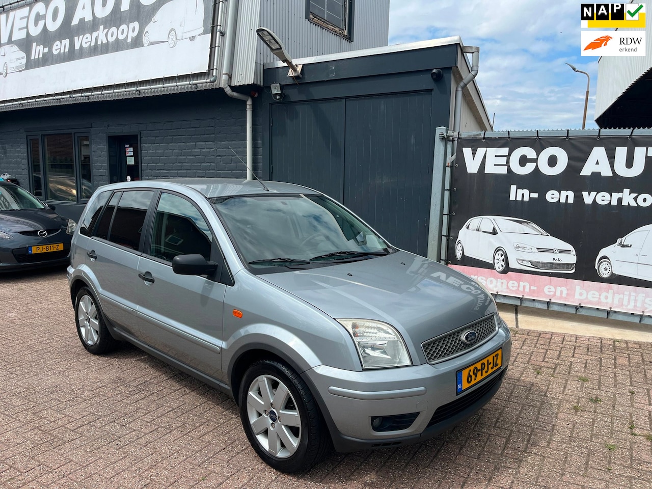 Ford Fusion - 1.6-16V Fusion+ nieuwstaat NL auto nap airco dealer onderhouden - AutoWereld.nl