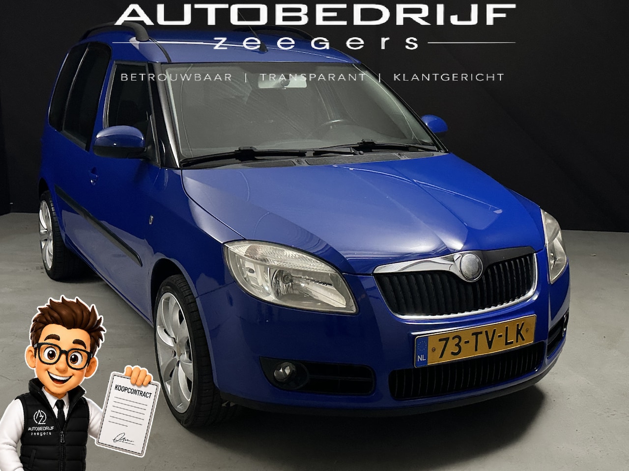 Skoda Roomster - 1.4-16V Style Graphite Motion *AC* - AutoWereld.nl