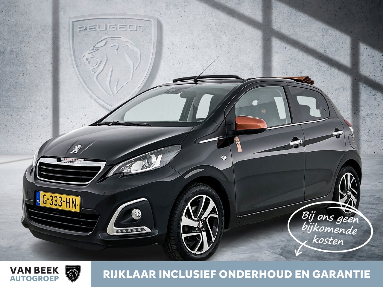 Peugeot 108 - 72pk Roland Garros TOP! | Rijklaar | Climate Control | Achteruitrijcamera | Keyless | - AutoWereld.nl