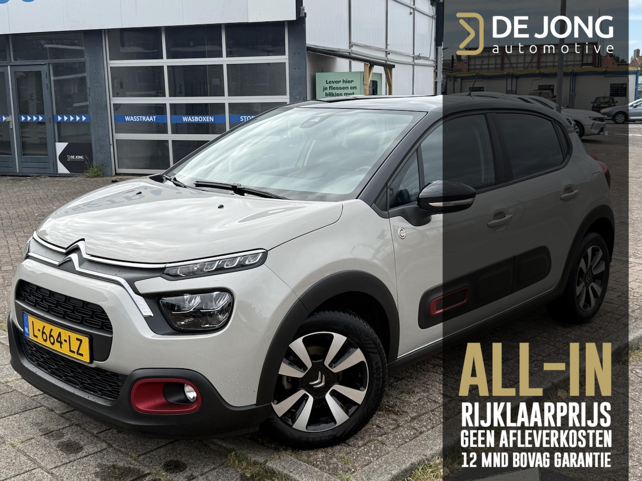 Citroën C3 - 1.2 PureTech C-Series ALL-INRIJKLAARPRIJS/Navi/Apple carplay/Duo-Tone/Parkeersensoren - AutoWereld.nl