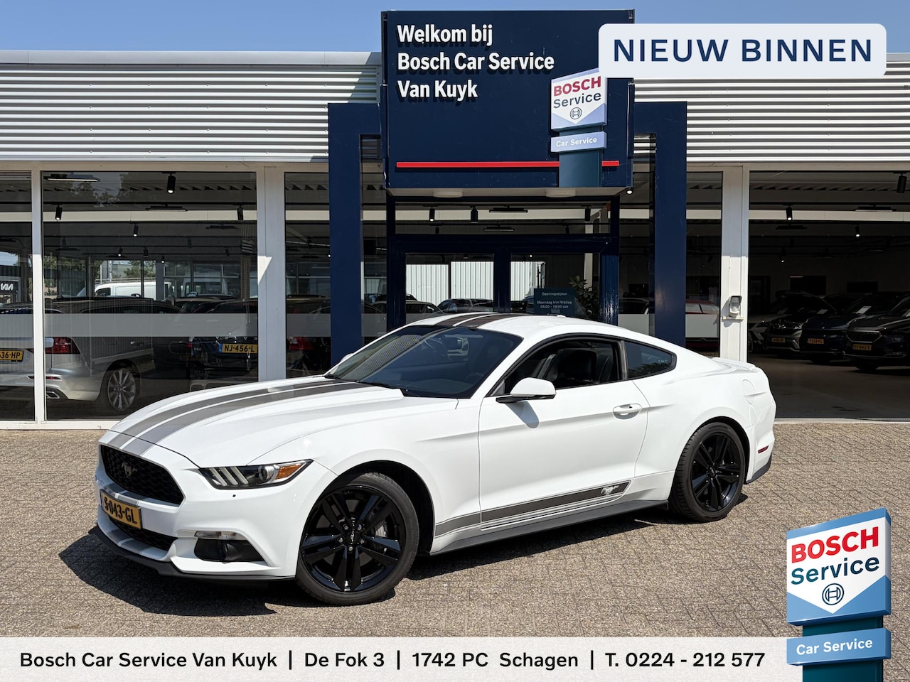 Ford Mustang Fastback - 2.3 EcoBoost / 317 PK / Automaat / Race-Striping / Borla Performance sport-uitlaat / Vol-l - AutoWereld.nl