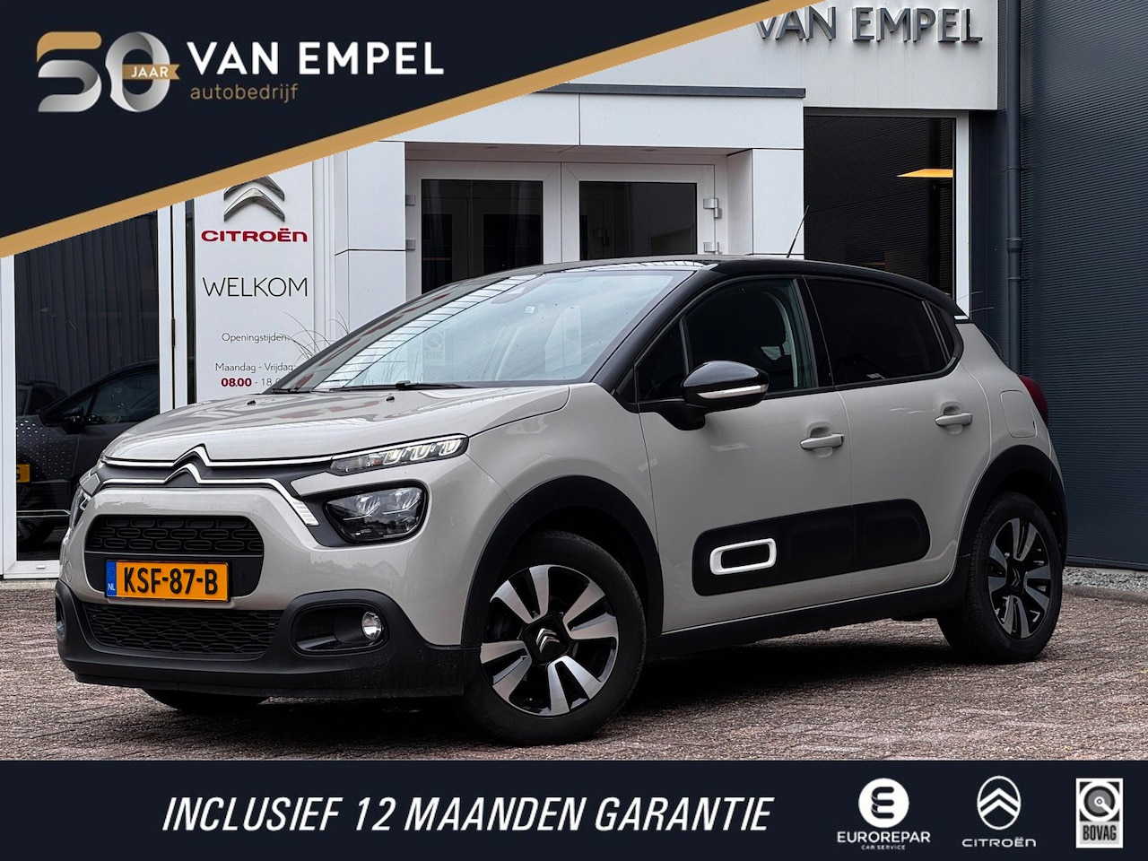 Citroën C3 - 1.2 PureTech Shine | Parkeersensoren | Navi by App | Stoelverwarming | Climate Control | C - AutoWereld.nl