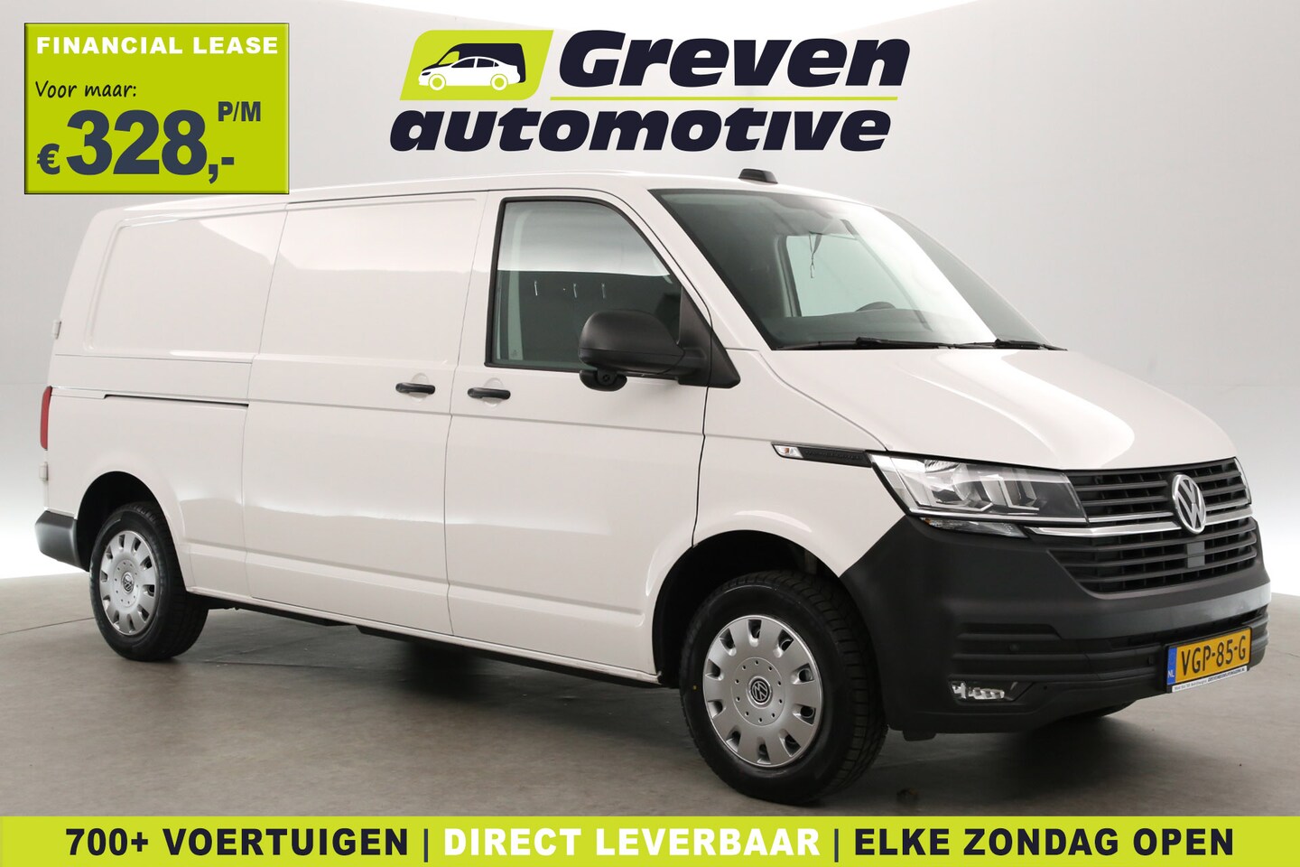 Volkswagen Transporter - 2.0 TDI 150PK L2H1 | Aut. | Airco | Cruise | Camera | 3 Zits | Carplay | Navi | Parkeersen - AutoWereld.nl