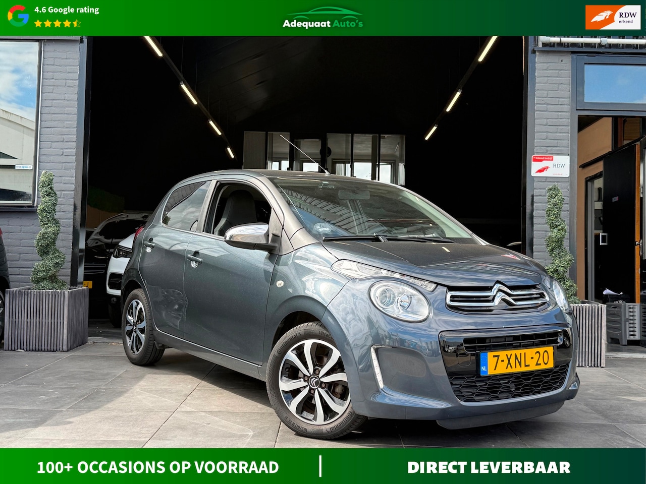 Citroën C1 - 1.2 PureTech Shine|Airco|Camera|Leer|1e Eig|NAP - AutoWereld.nl