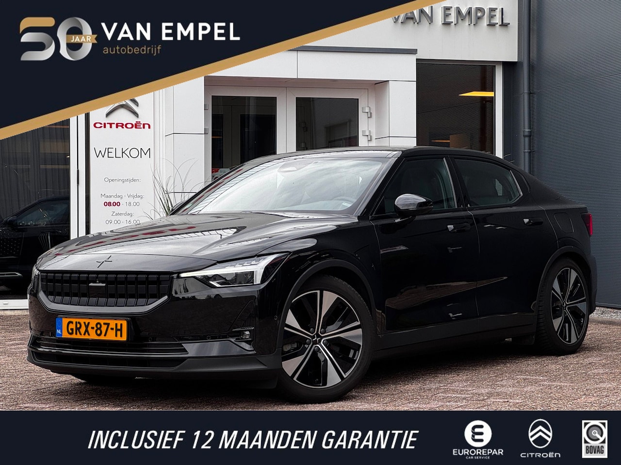Polestar 2 - Long Range Dual Motor 82 kWh | 95 % SOH | Pano | Trekhaak | 360 Camera | Winter Pack | Mem - AutoWereld.nl