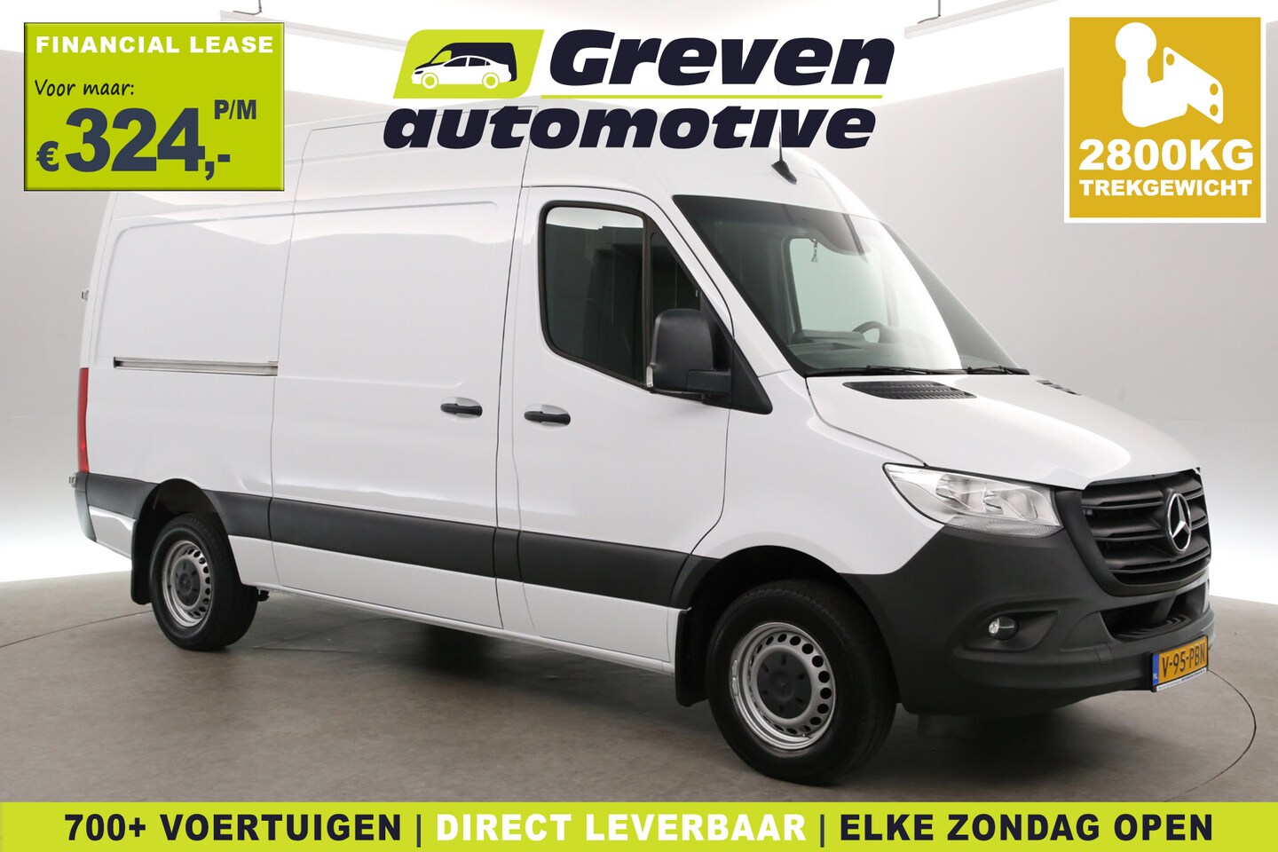 Mercedes-Benz Sprinter - 317 CDI L2H2 170PK | 2800kg Trekgew. | Trekhaak | Airco | Cruise | Camera | Carplay | Navi - AutoWereld.nl