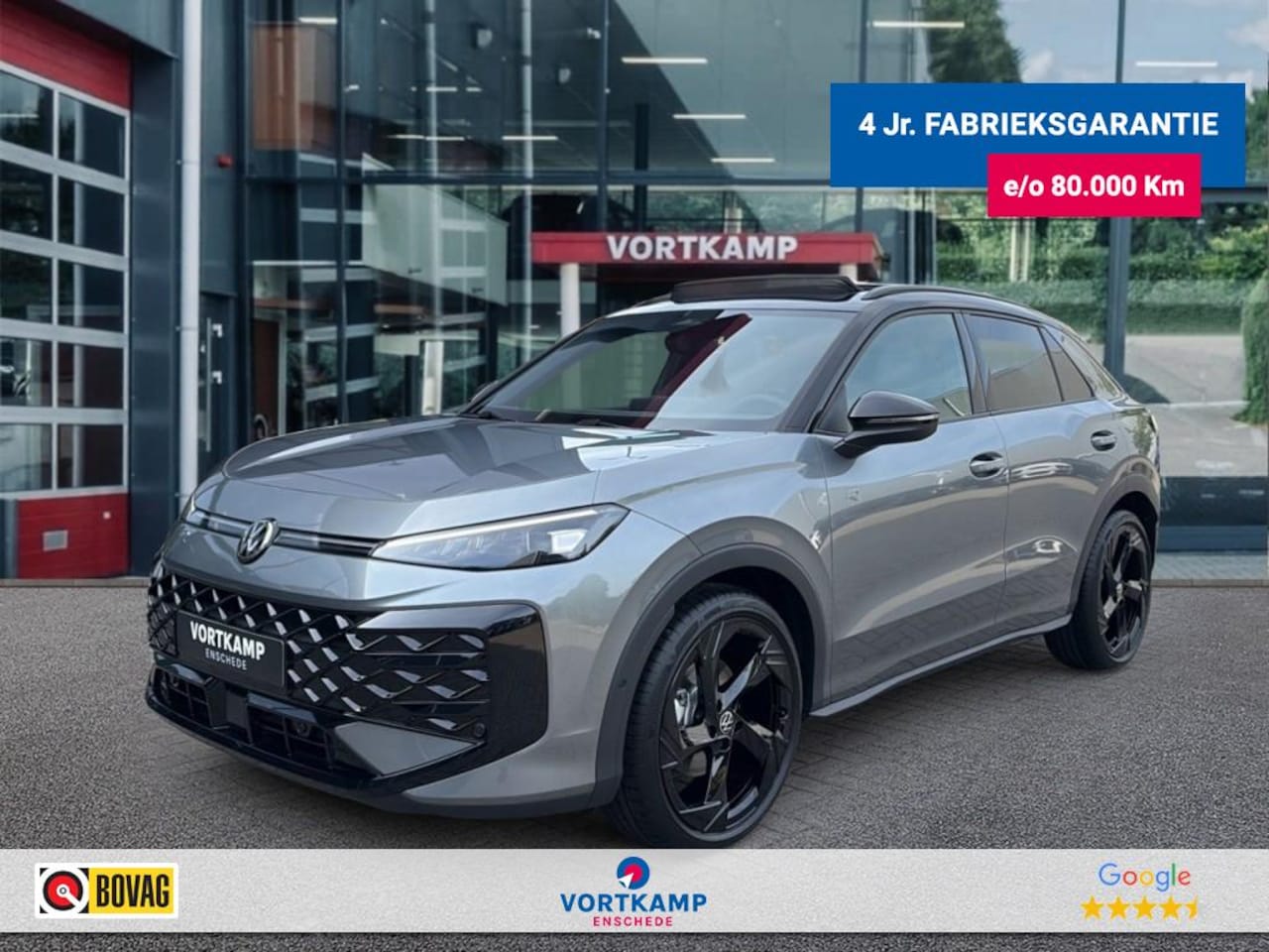 Volkswagen T-Roc - 1.5 eTSI R-LINE BLACK STYLE TREKHAAK/PANO-DAK/CAMERA/ELEK-KLEP/ACC/STOELVERW - AutoWereld.nl