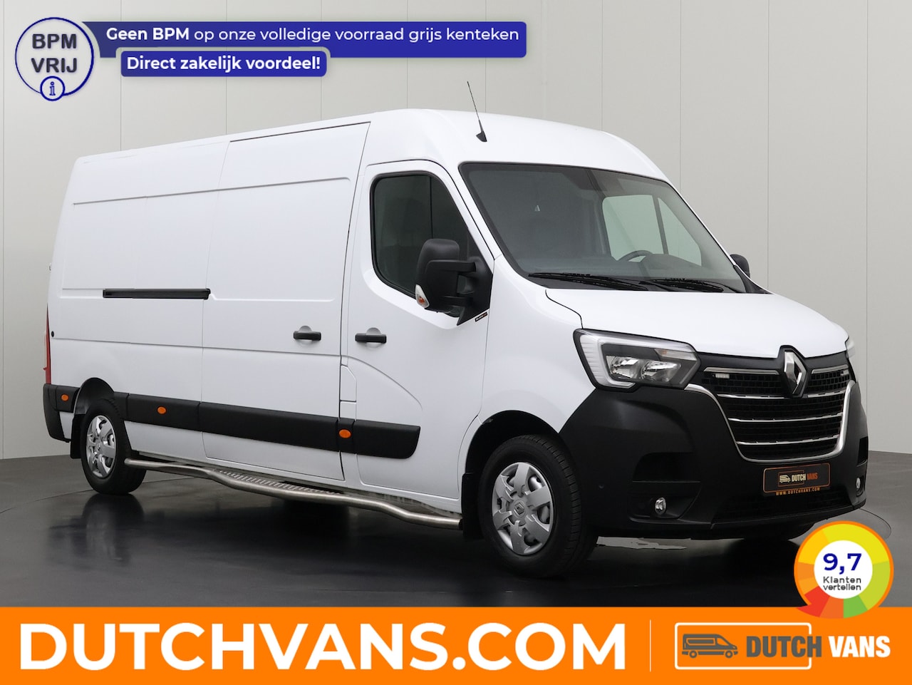 Renault Master - 2.3DCi 135PK L3H2 Maxi | Leder | Navigatie | Camera | Airco | Cruise | 3-Zits - AutoWereld.nl