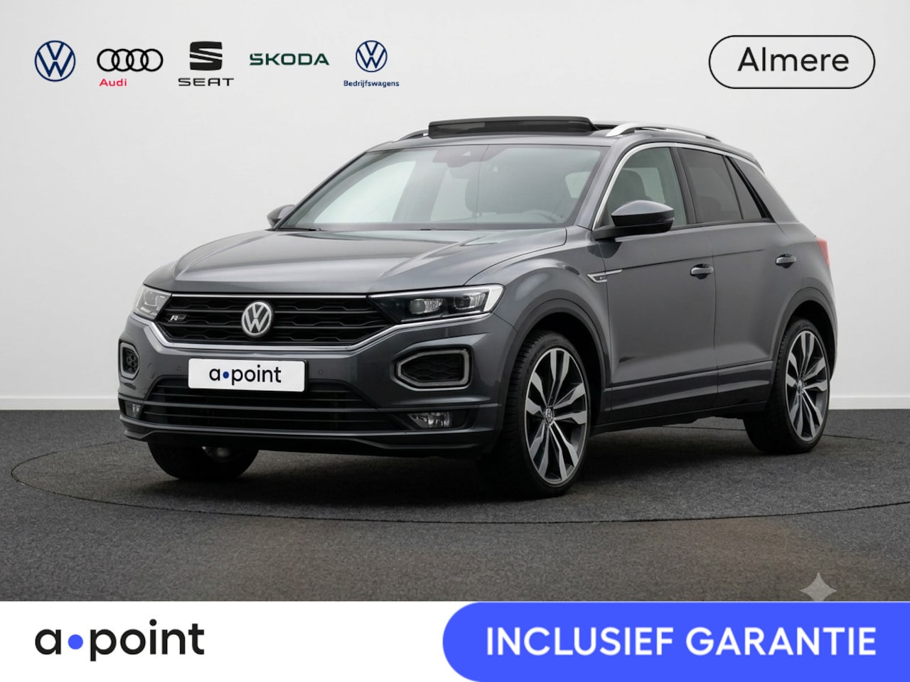 Volkswagen T-Roc - 2.0 TSI 4Motion Sport 190PK | 2x R-line | Panorama dak | Beats | 19 inch | Clima | Stoelve - AutoWereld.nl