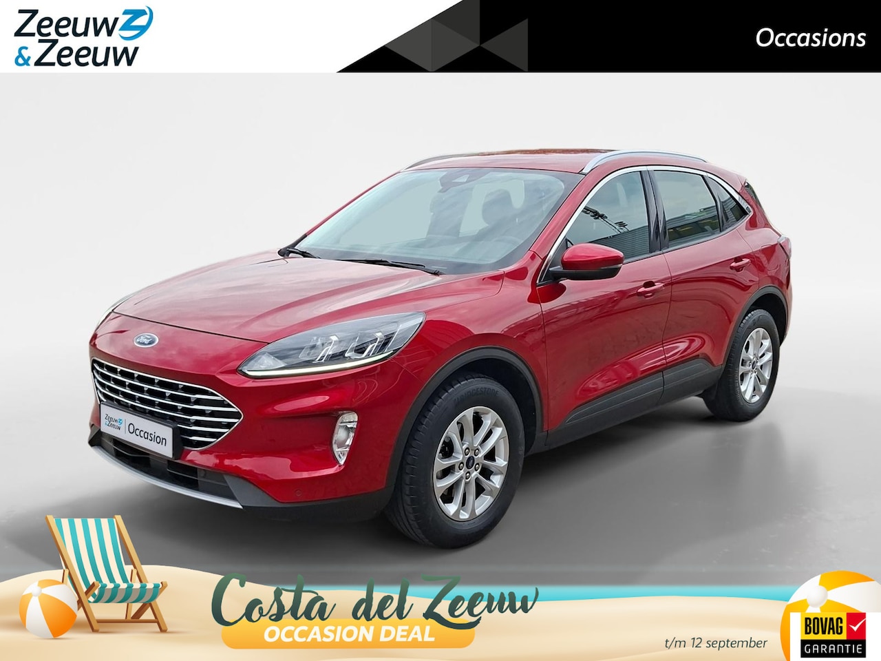 Ford Kuga - 1.5 EcoBoost Titanium | Dealer onderhouden | Stoel- stuur en voorruitverwarming | Navigati - AutoWereld.nl