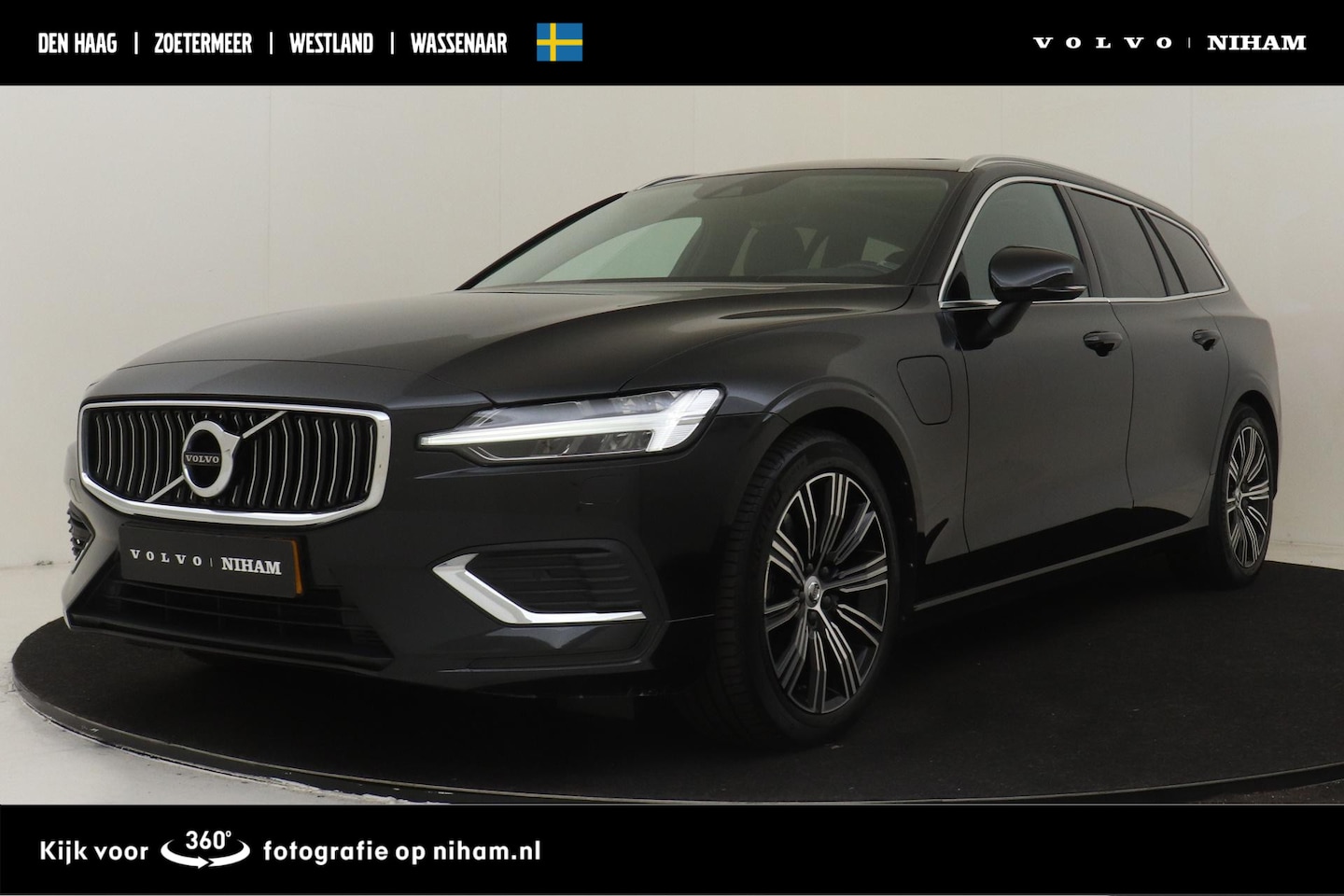Volvo V60 - T8 RECHARGE AWD INSCRIPTION *LONG RANGE!* -PANO.DAK|POWER-SEATS|LEDER|ADAP.LED|CAMERA|TREK - AutoWereld.nl