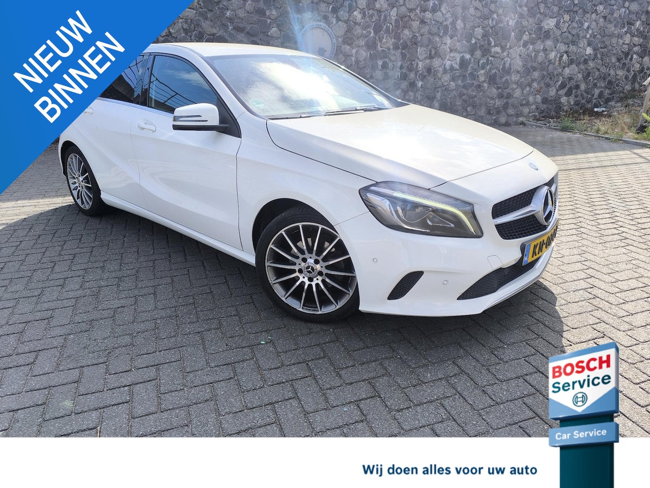 Mercedes-Benz A-klasse - 180 Ambition AMG line,Automaat,Navi,Cruise control, afn trekhaak,Stoel verwarming, AMG vel - AutoWereld.nl