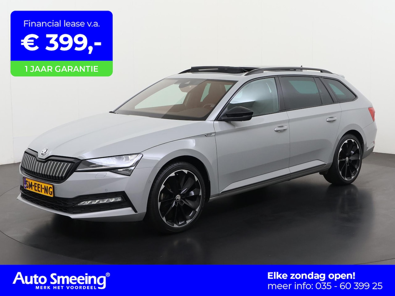 Skoda Superb Combi - 1.4 TSI iV Sportline | Panoramadak | Trekhaak | 360 Camera | 19" Supernova | Zondag Open! - AutoWereld.nl