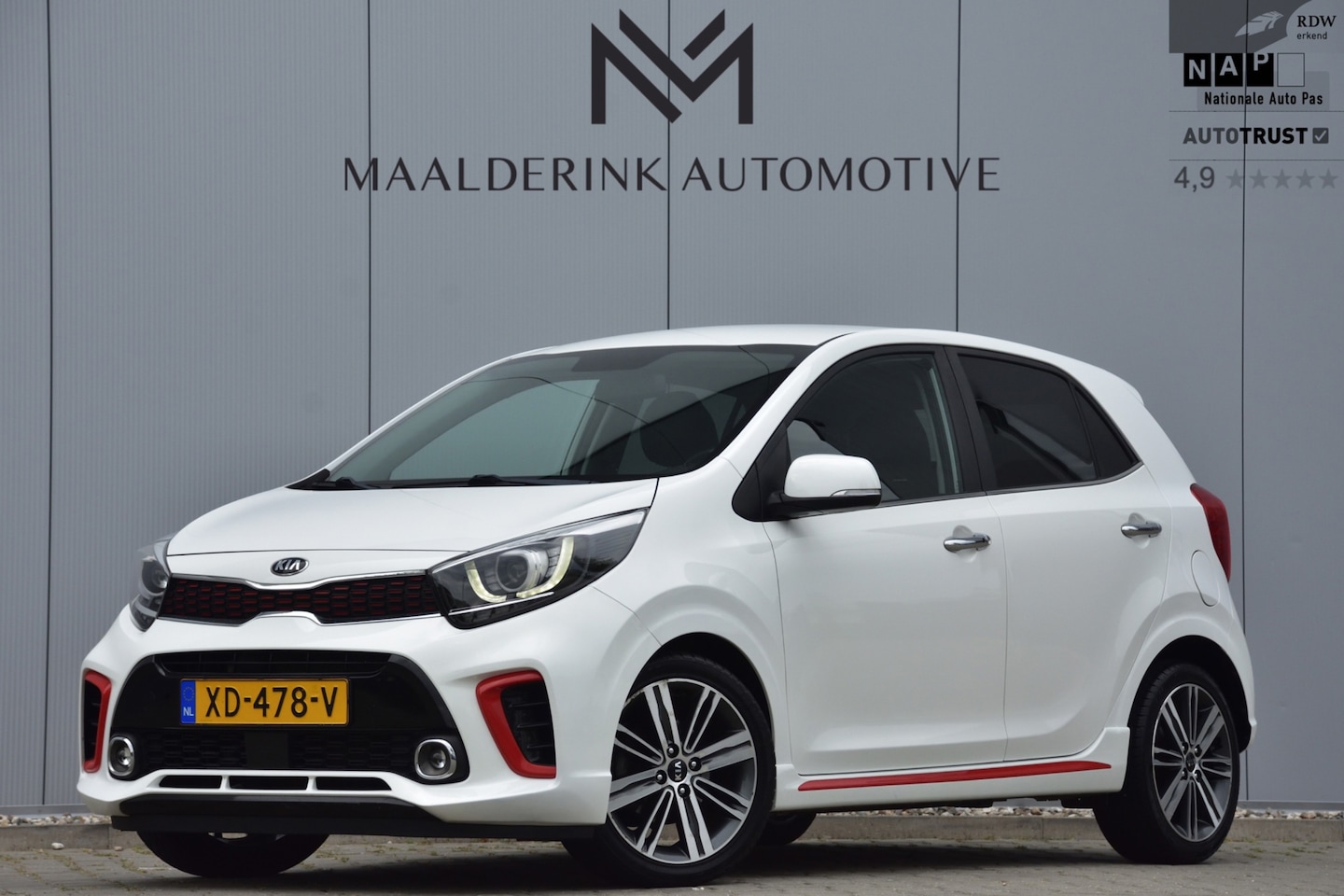Kia Picanto - 1.0 T-GDI 100pk GT-Line NAP, Camera, Navi, App-Connect, Stoelverwarming, Stuurverwarming - AutoWereld.nl