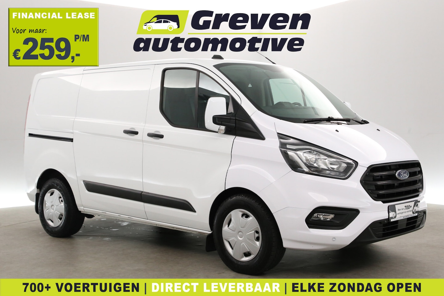 Ford Transit Custom - 2.0 TDCI L1H1 | Automaat | Airco | Cruise | 3 Zits | Parkeersens. | Stoelverw. - AutoWereld.nl