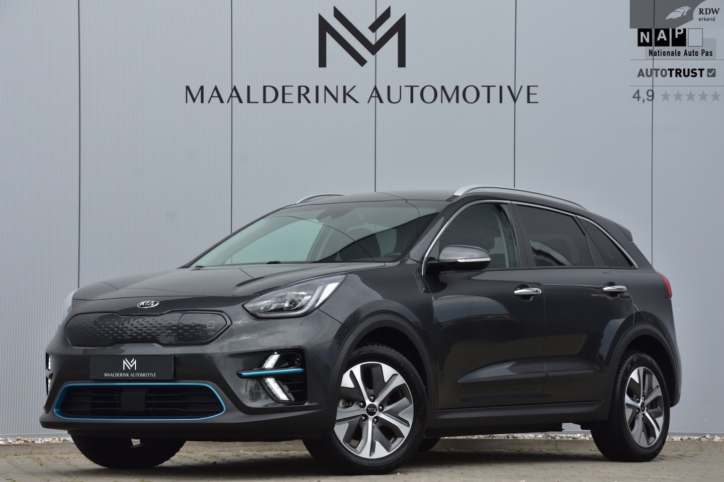 Kia e-Niro - DynamicLine 39 kWh 100% SOH Camera, ACC, Navi, Keyless, Stoelverwarming, Leder/Stof - AutoWereld.nl