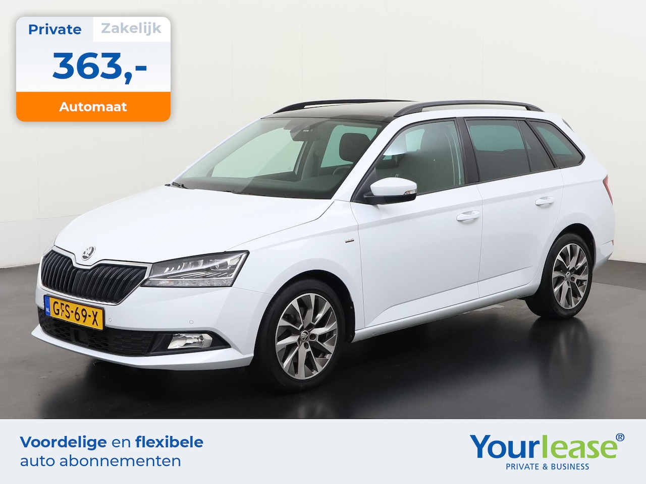 Skoda Fabia Combi - 1.0 TSI Clever DSG | All-in 363,- Private Lease | Direct uit voorraad - AutoWereld.nl