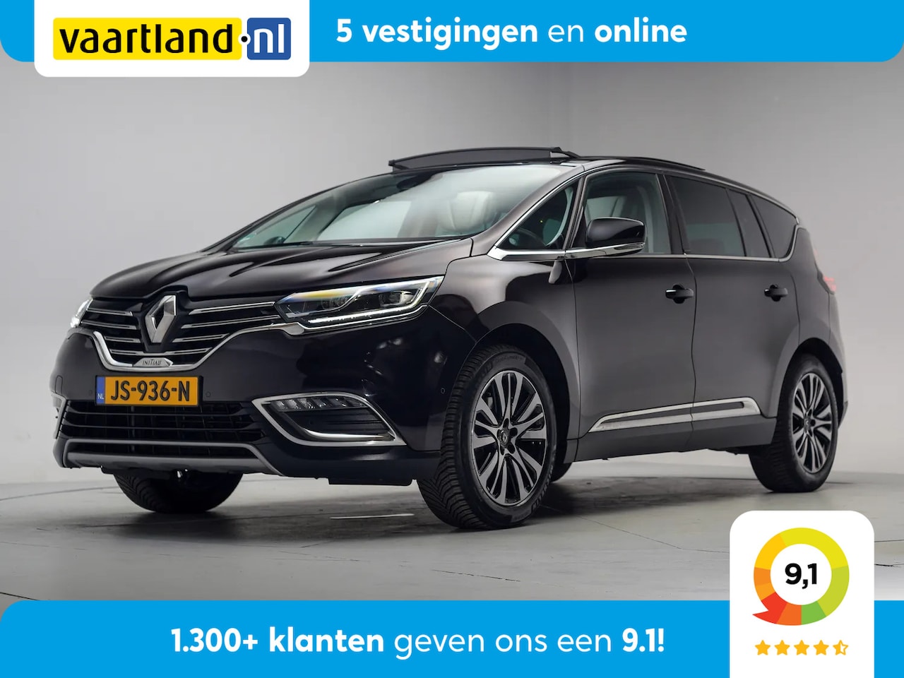 Renault Espace - 1.6 TCe Initiale Paris Aut. [ Panoramadak Head-up Bose Camera ] - AutoWereld.nl
