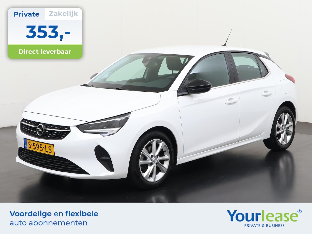 Opel Corsa - 1.2 Elegance 101PK | All-in 353,- Private Lease | Direct uit voorraad - AutoWereld.nl