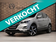 Nissan Qashqai - 1.3 DIG-T Tekna |PANORAMADAK|Trekhaak/360° Camera/Navi/19" LMV RECENT BEURT GEHAD