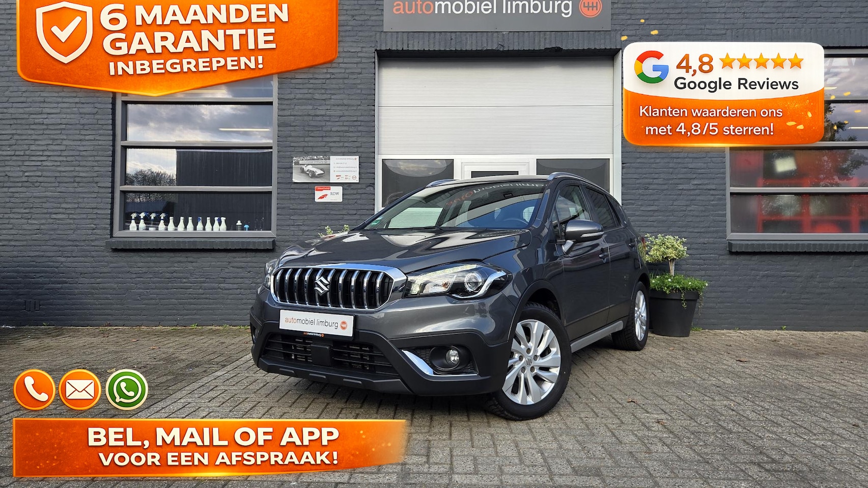 Suzuki S-Cross - 1.0 Boosterjet Exclusive | Carplay/Anroid | LED | CAMERA | KEYLESS | VOLLEDIGE ONDERHOUDSH - AutoWereld.nl
