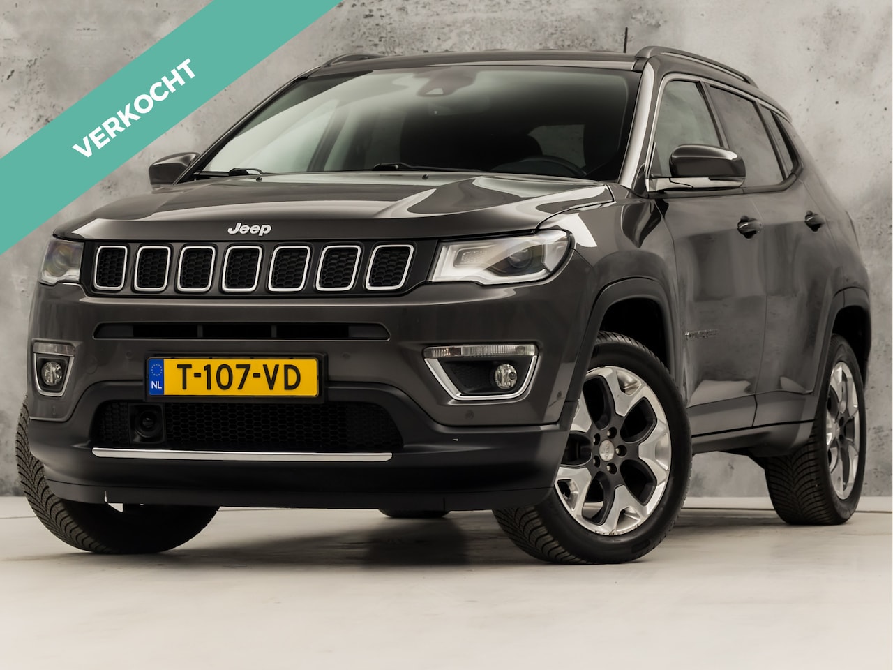 Jeep Compass - 1.4 MultiAir 4x4 Sport 170Pk Automaat (NAVIGATIE, CAMERA, TREKHAAK, BEATS AUDIO, SPORTSTOE - AutoWereld.nl