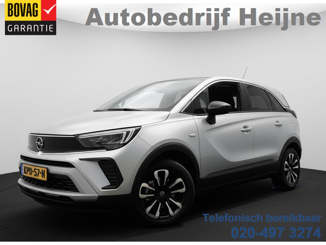 Opel Crossland - 1.2 Turbo ELEGENCE 110PK NAVI/CARPLAY/360° CAMERA - AutoWereld.nl