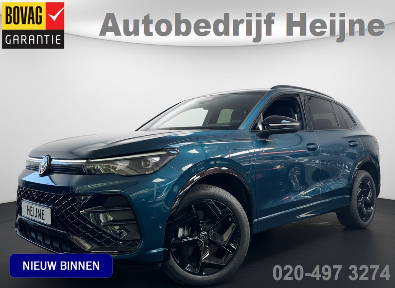 Volkswagen Tiguan - 1.5 eHybrid DSG R-LINE SPORT 360° CAMERA/HEADSUP/TREKHAAK - AutoWereld.nl