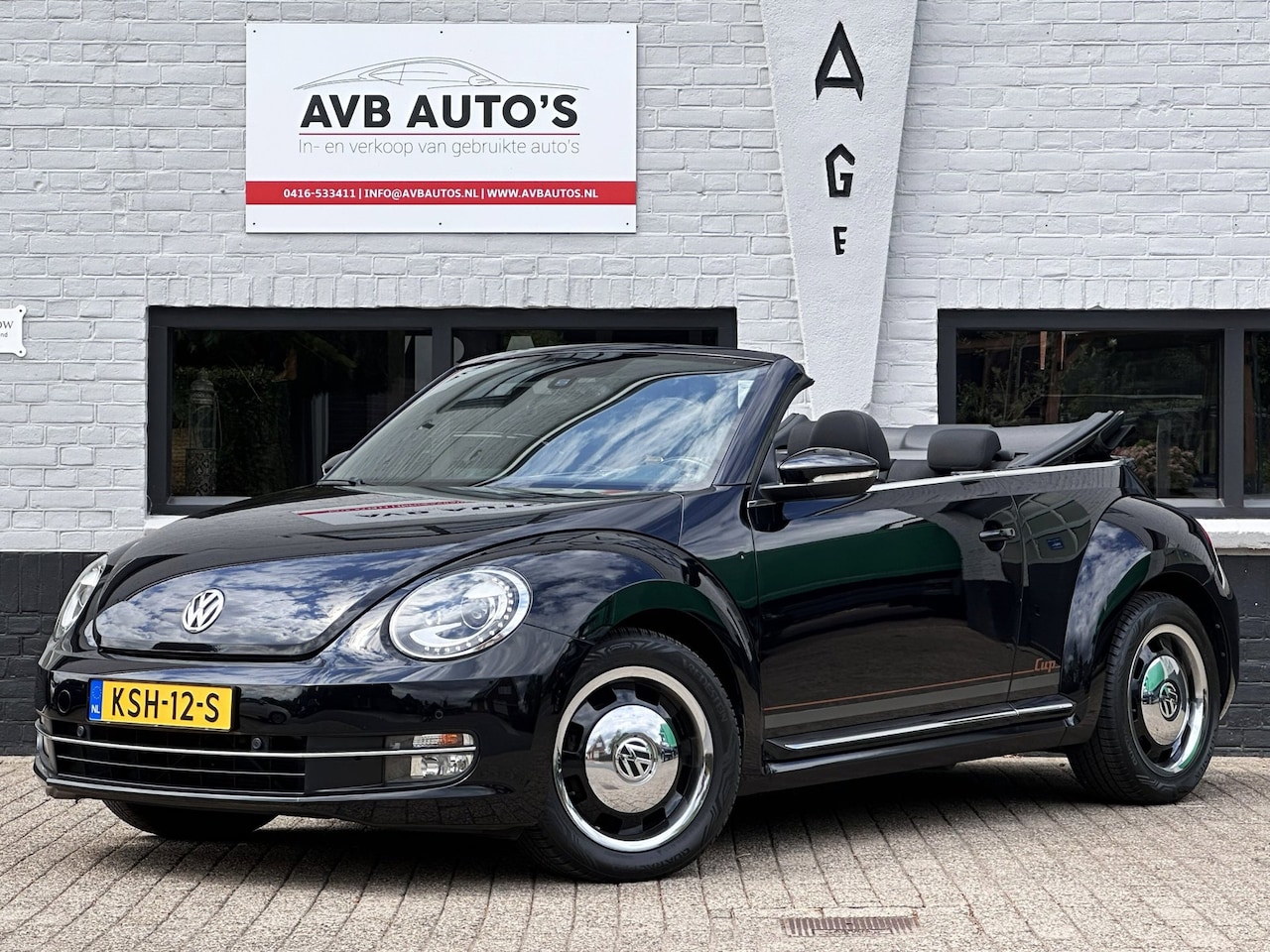Volkswagen Beetle Cabriolet - 1.2 TSI Cup Clima PDC Navi Cruise - AutoWereld.nl