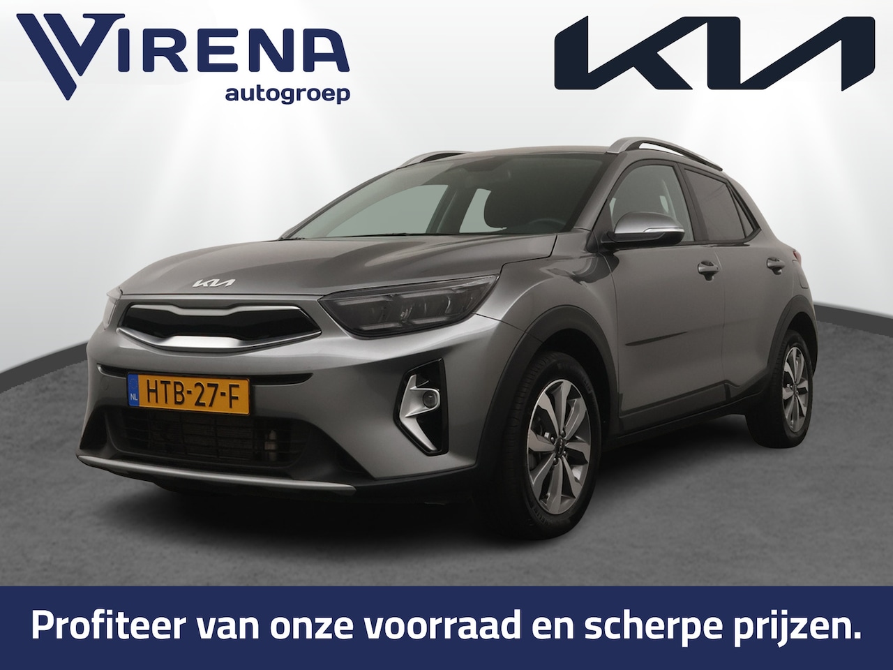 Kia Stonic - 1.0 T-GDi MHEV DynamicPlusLine - LED Koplampen -  Navigatie - Climate Control - Apple/Andr - AutoWereld.nl