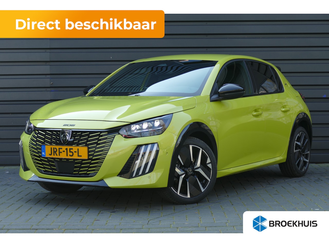 Peugeot 208 - GT | Armsteunen op de voorportieren bekleed met kunstleder met groen sierstiksel (GT-Line) - AutoWereld.nl