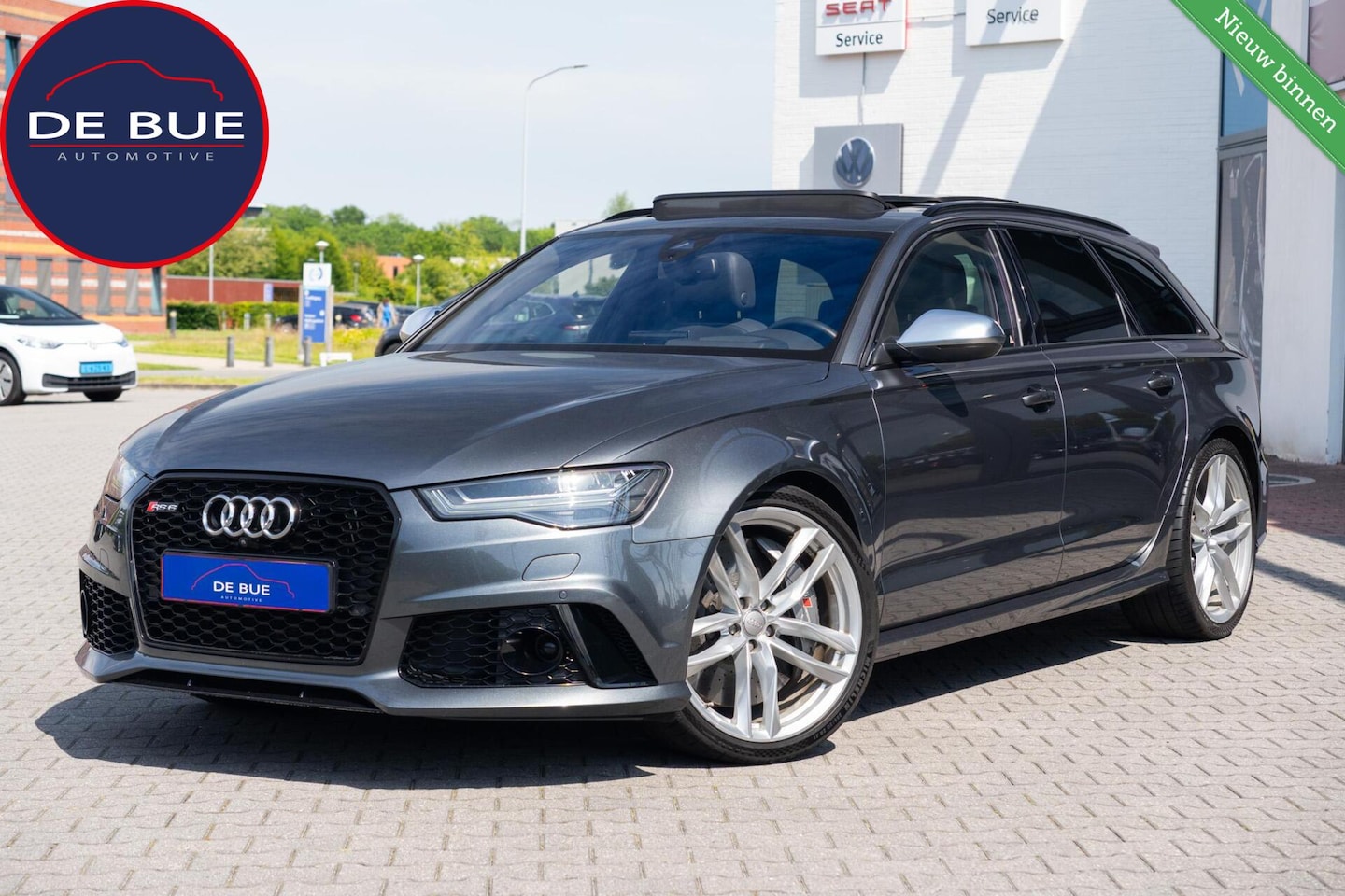 Audi RS6 - Avant 4.0 TFSI RS6 Quattro Pro Line Plus|Facelift|Keramisch|Head-Up|SoftClose|Ventilatie|P - AutoWereld.nl