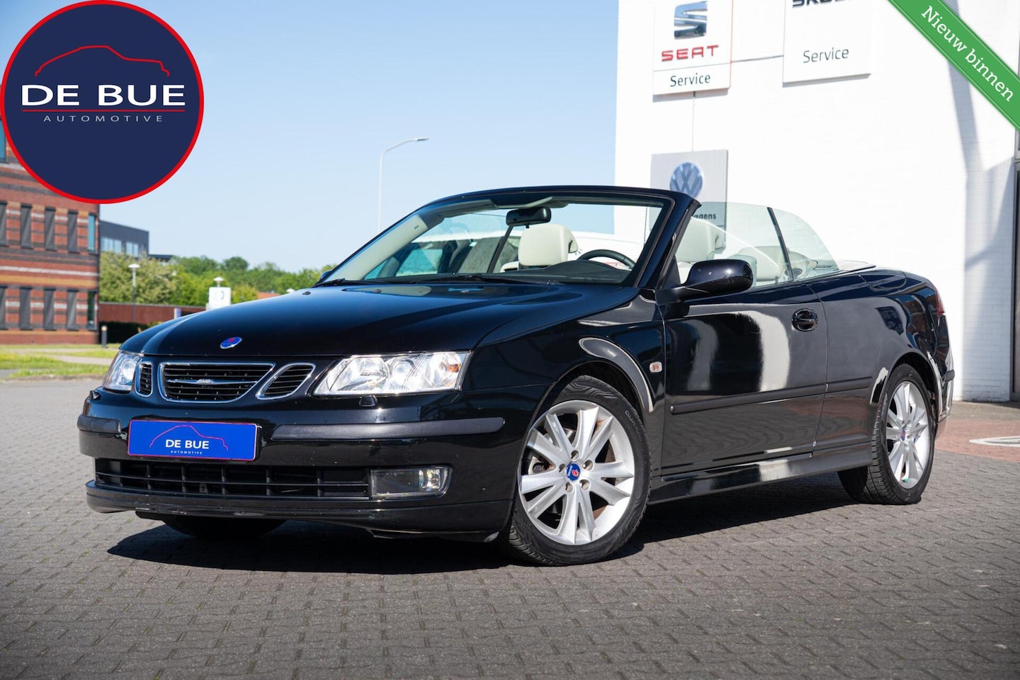 Saab 9-3 Cabrio - 1.8t Vector|1ste Eigenaar|Org NL Nap|Nieuwstaat|Leder|Xenon|Navi|Unieke Kans|Dealer Onderh - AutoWereld.nl