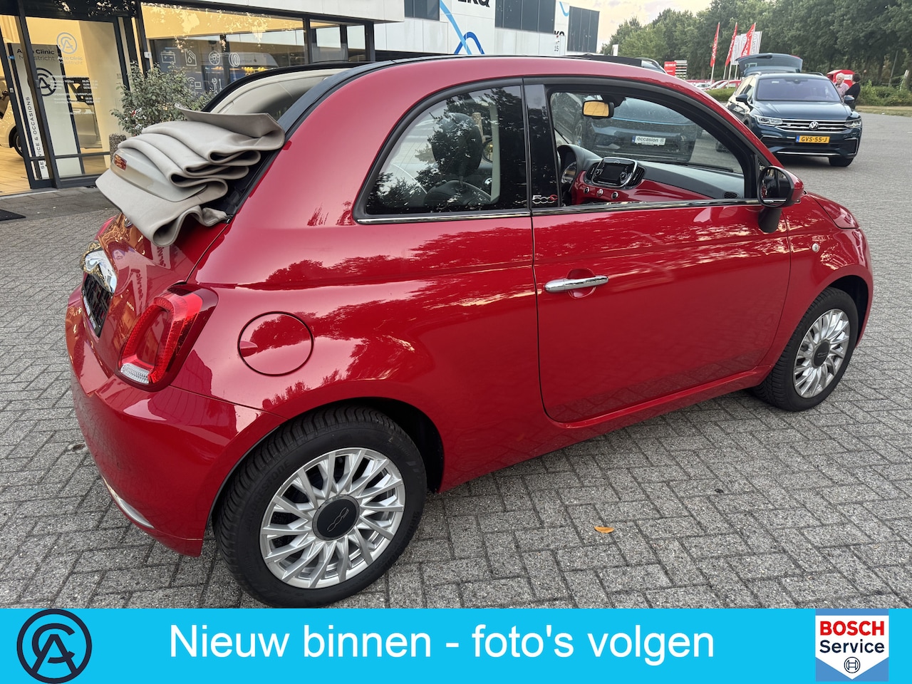Fiat 500 C - 1.2 LOUNGE / CABRIO / 4-CILINDER / FACELIFT / AIRCO / Intresse, Proefrit? Bel of app met: - AutoWereld.nl