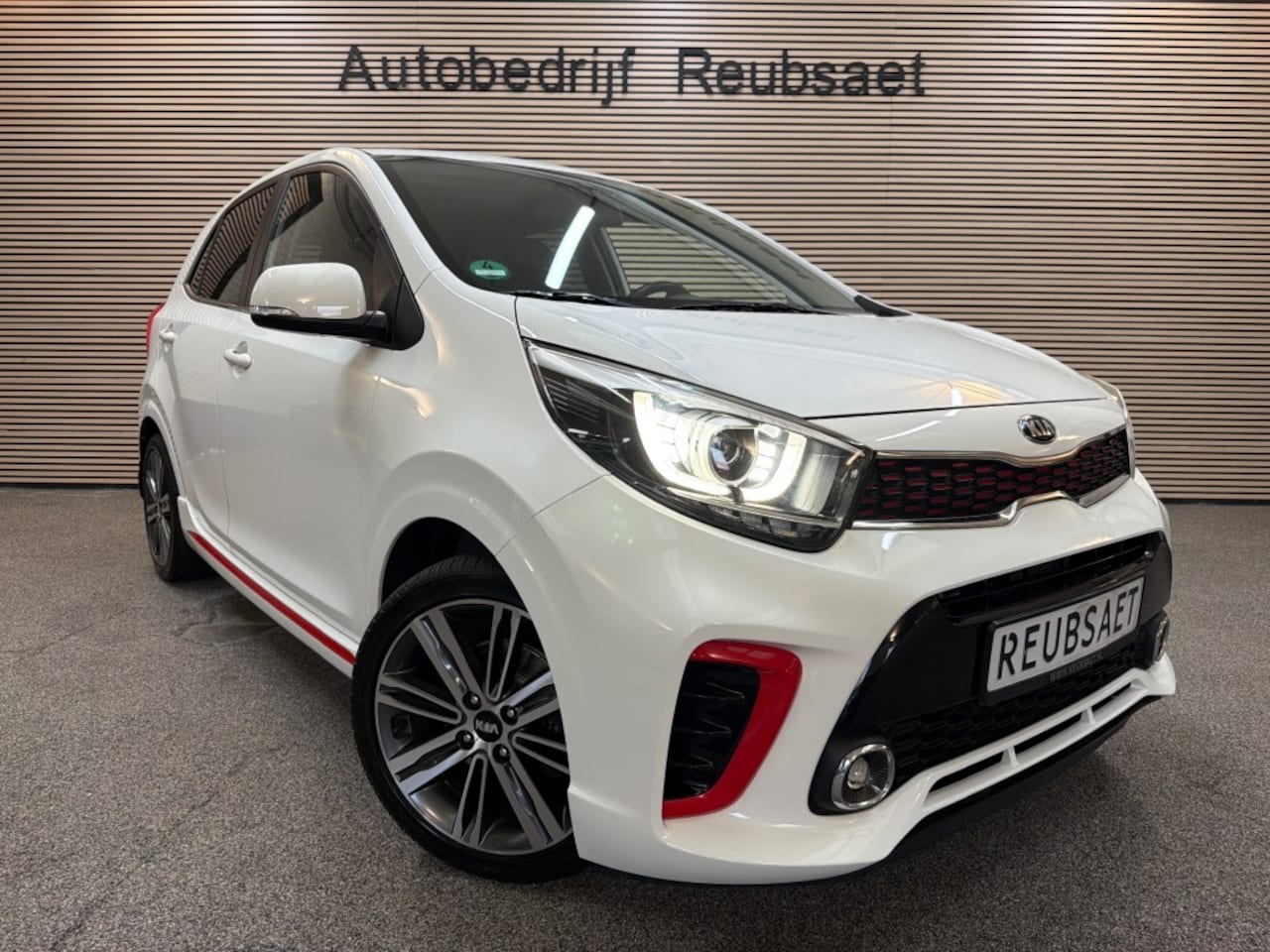 Kia Picanto - 1.2 CVVT GT-Line Airco Led Leder Elek Pakket Incl 12Mnd Garantie - AutoWereld.nl