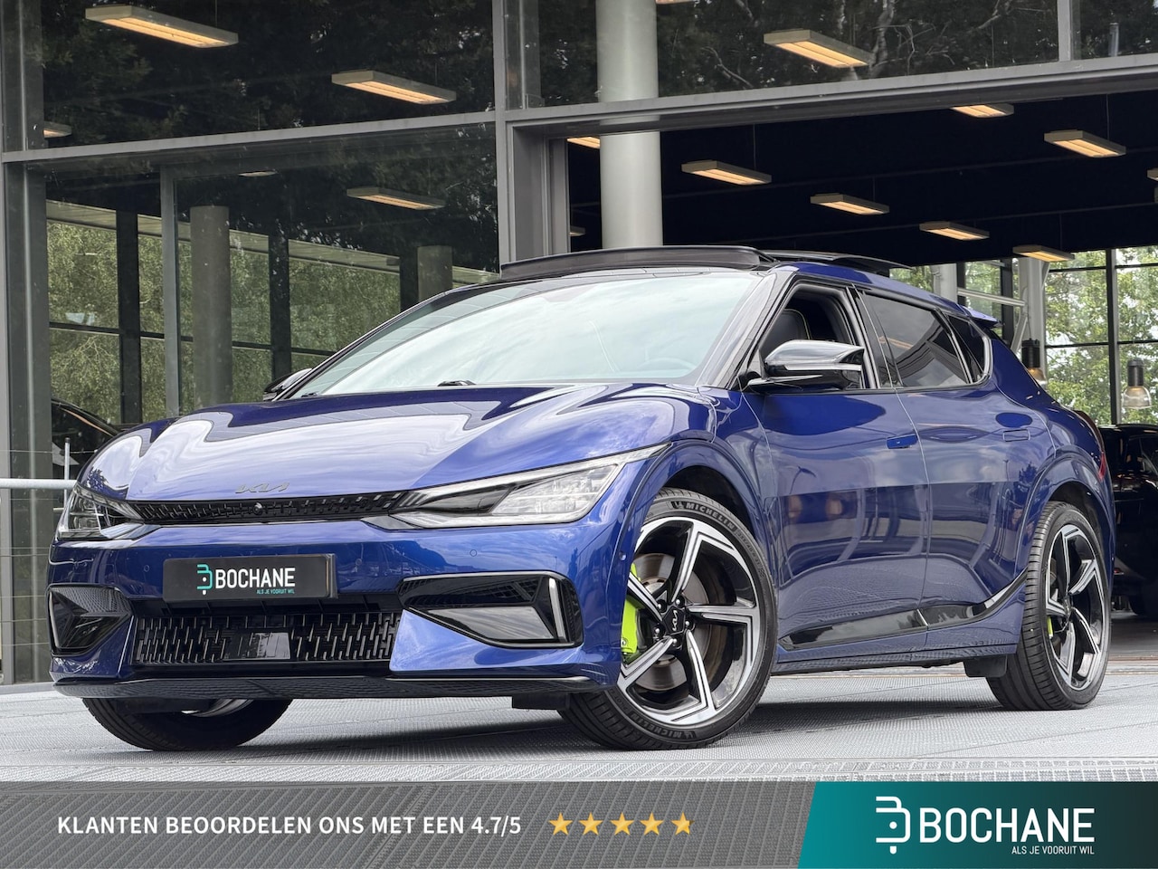 Kia EV6 - GT AWD 77.4 kWh 585PK | SOH 94,7% | Panoramadak | Meriduan Surround Audio | HUD | Dodehoek - AutoWereld.nl