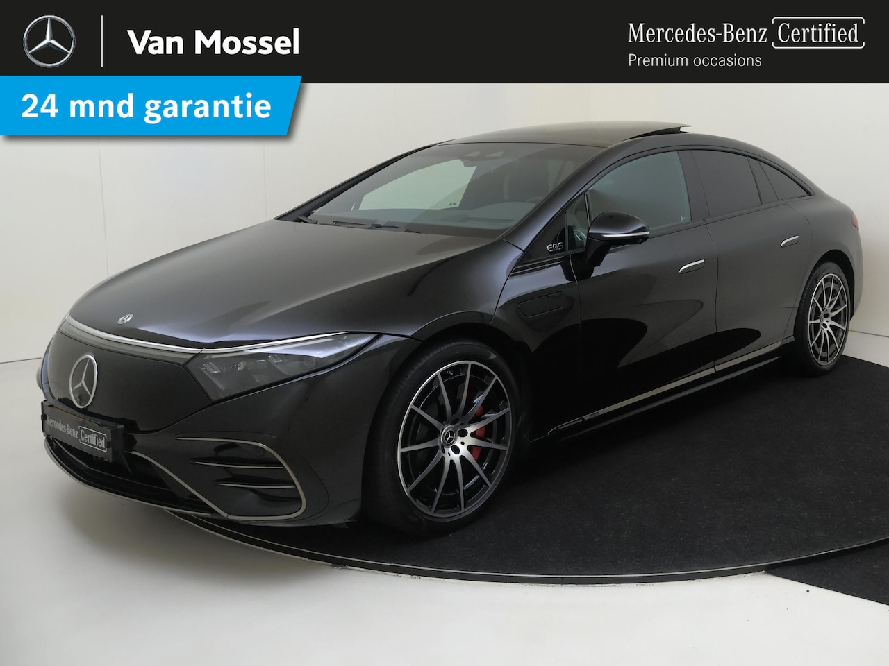 Mercedes-Benz EQS - 580 4MATIC AMG Line 108 kWh Rear Executive / Panoramadak / Luchtvering / Burmester / Achte - AutoWereld.nl