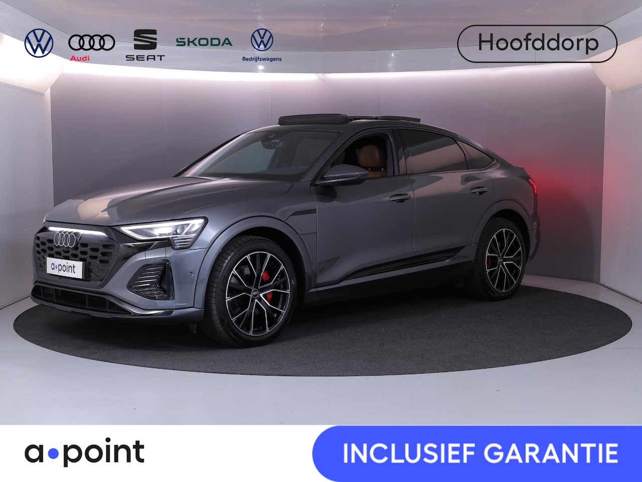 Audi Q8 Sportback e-tron - 50 quattro S Edition 95 kWh 340pk | Panoramadak | Lederen bekleding | Luchtvering |  Elekt - AutoWereld.nl