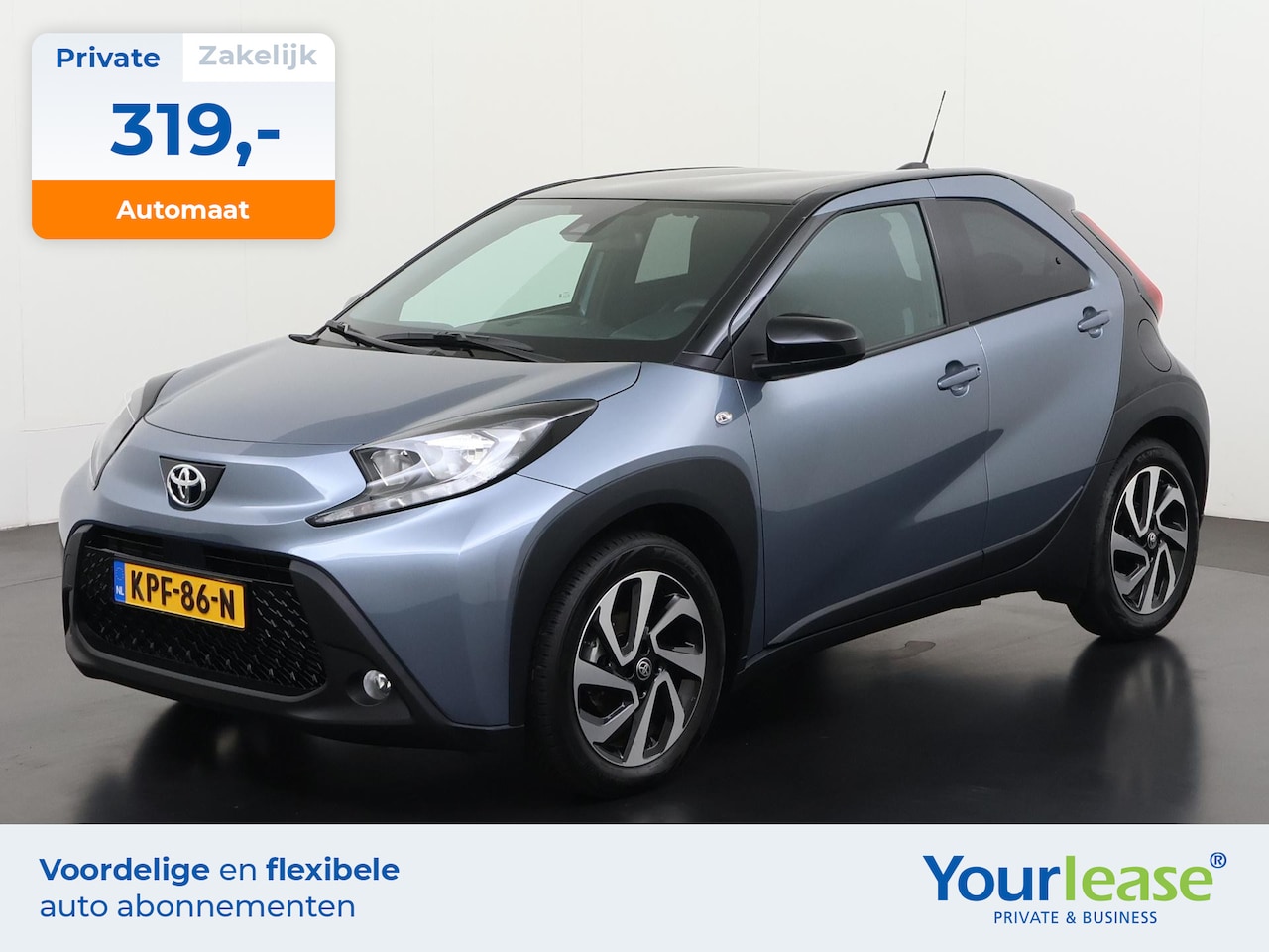Toyota Aygo X - 1.0 VVT-i S-CVT Pulse Two-Tone Automaat | All-in 319,- Private Lease | Direct uit voorraad - AutoWereld.nl