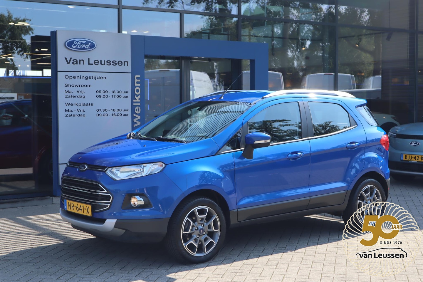 Ford EcoSport - 125PK TITANIUM AFN-TREKHAAK SONY-AUDIO STOELVERW. CLIMA VOORRUITVERW. KEYLESS P-SENSOREN C - AutoWereld.nl