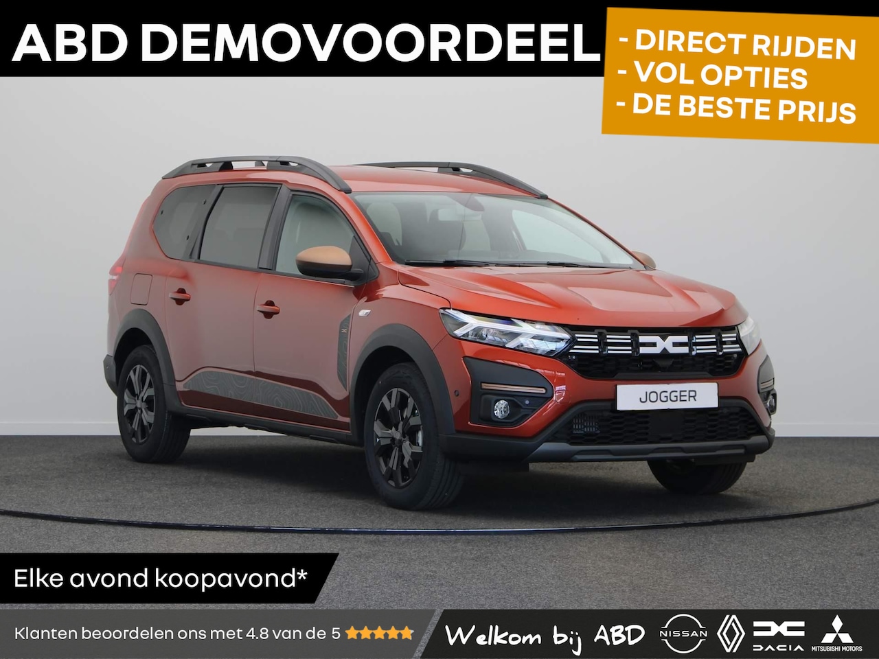Dacia Jogger - TCe 100pk ECO-G Extreme 5p. | Parkeersensoren voor/achter | Auto. parkeerrem | Blind spot - AutoWereld.nl